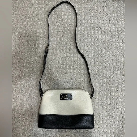 Kate Spade - Black & White Crossbody Bag - Picture 2 of 4